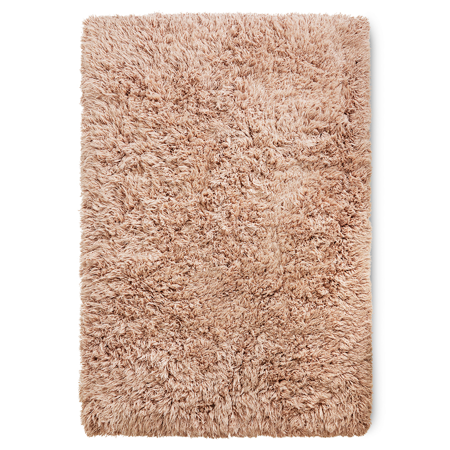 Fluffy rug soft pink (200x300)