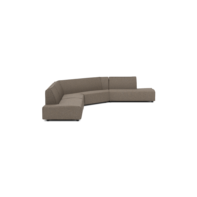 KniQ Lounge 10-zits (links) Charcoal