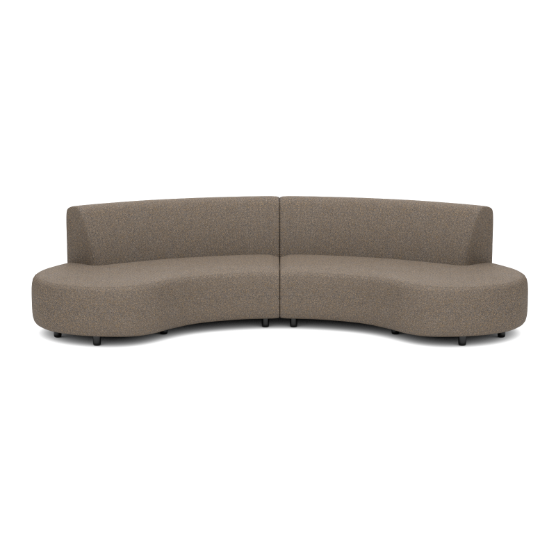 Bended Sofa 6-zits Charcoal