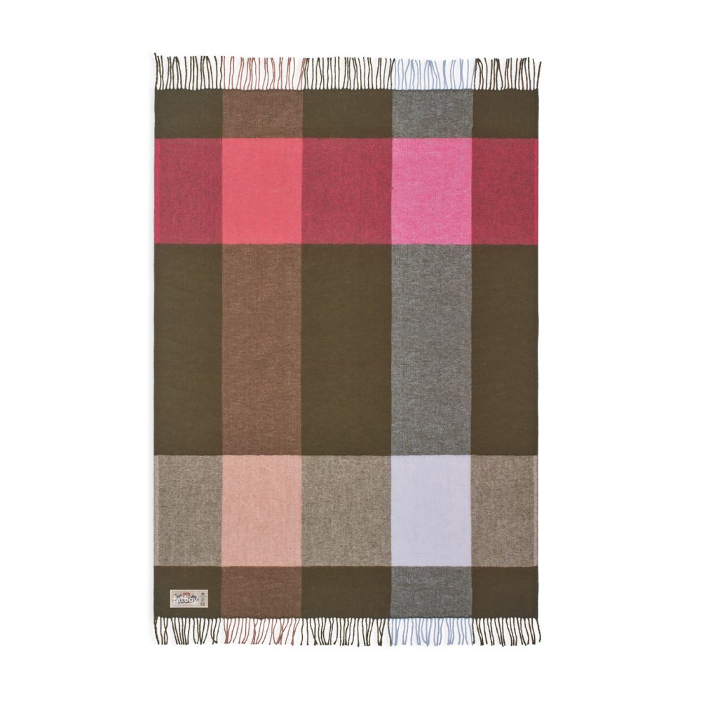 Colour Blend Blanket Rhubarb