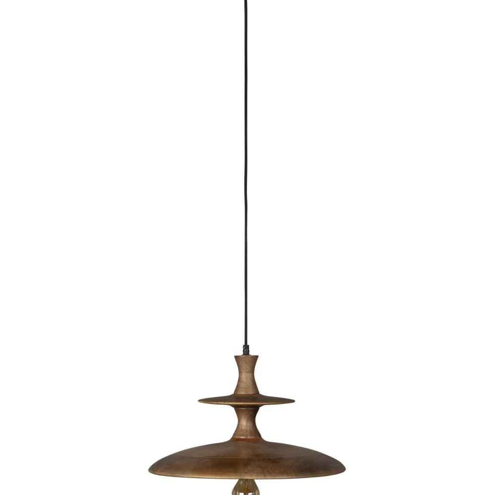 PENDANT LAMP CATH L WALNUT