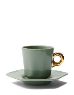 Sculpture Espresso kop & schotel - 9cl