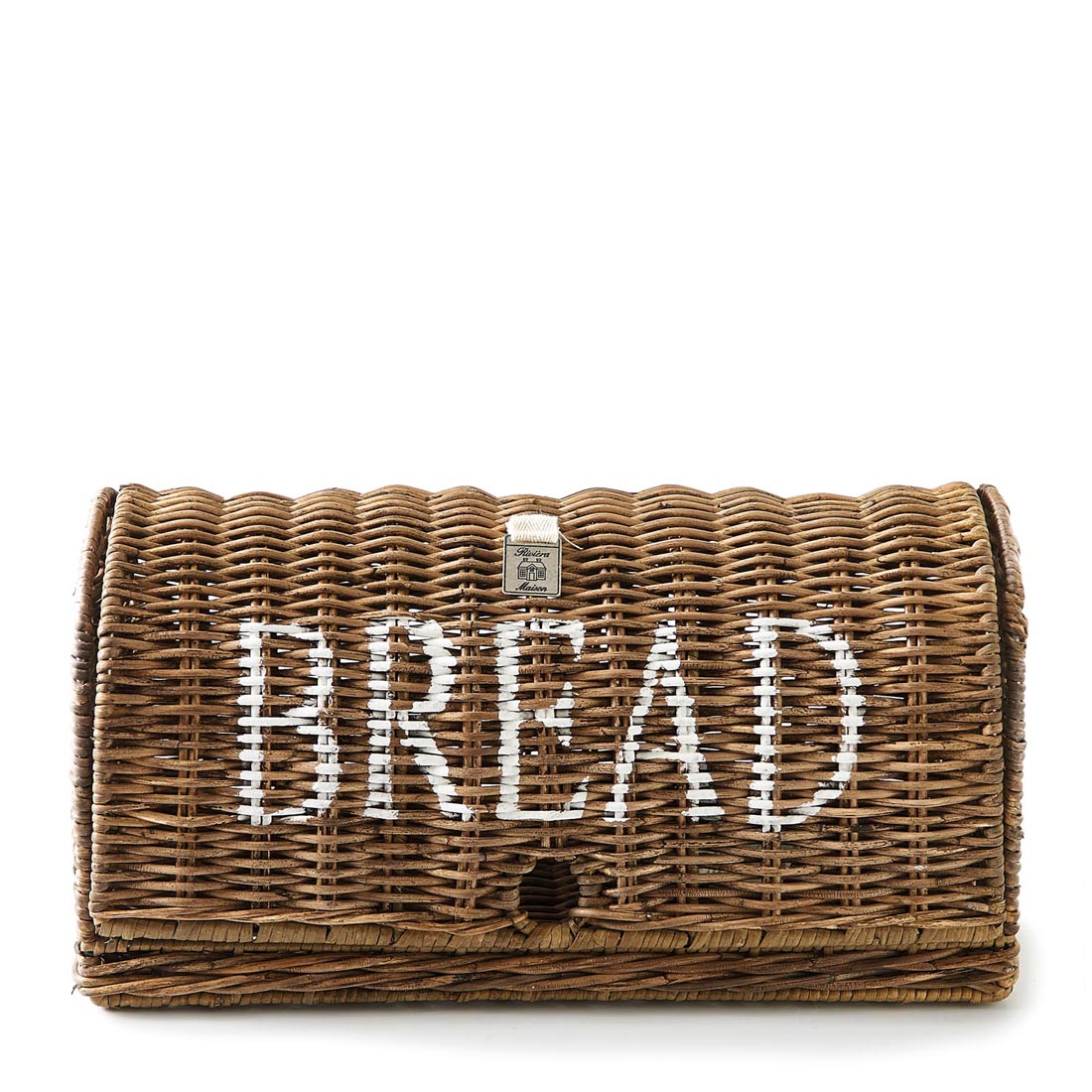 Rustic Rattan Bread Box