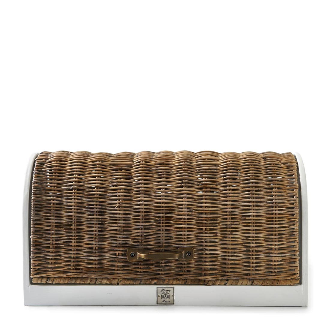 Rustic Rattan Pan de Molde Box