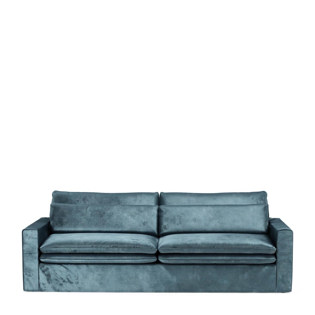 Continental Sofa 3,5S Velvet Petrol