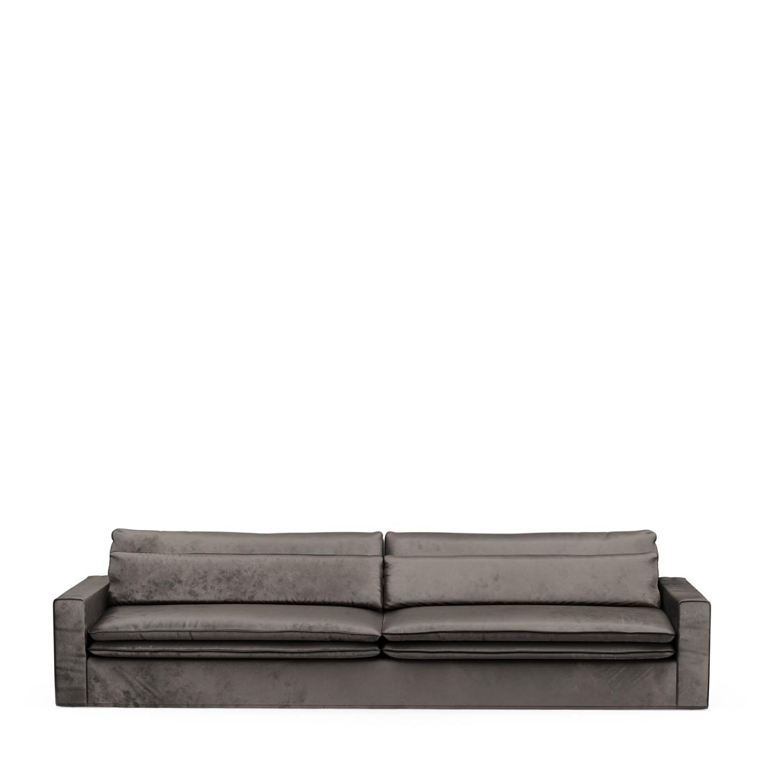 Continental Sofa XL Velvet GriGrey