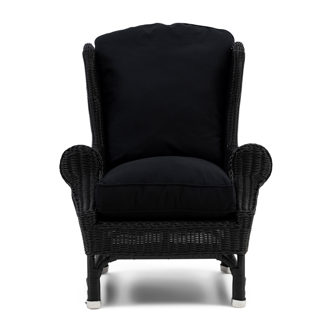 Nicolas Outdoor Wing Chair Black