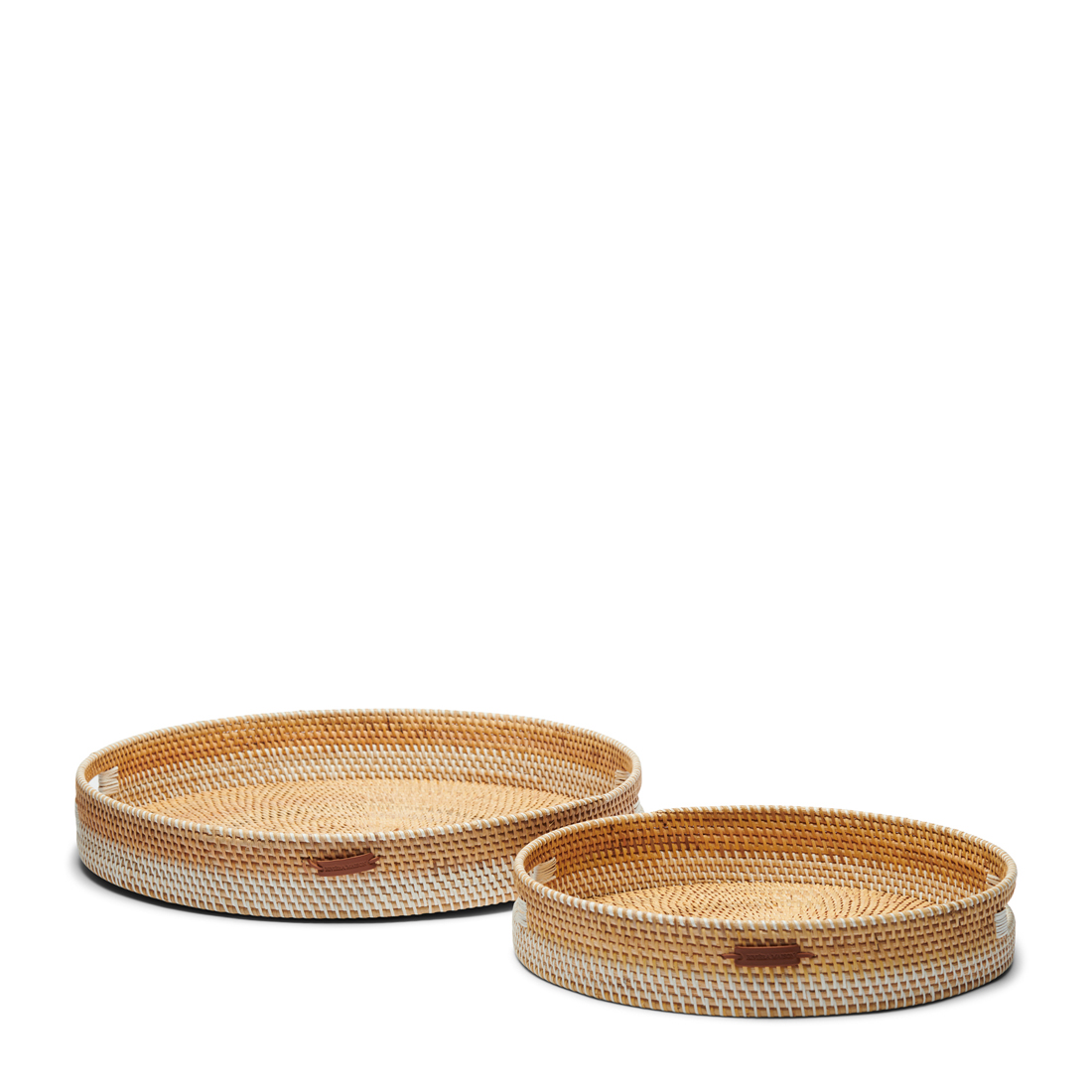 Crystal Bay Tray Set Of 2 pieces