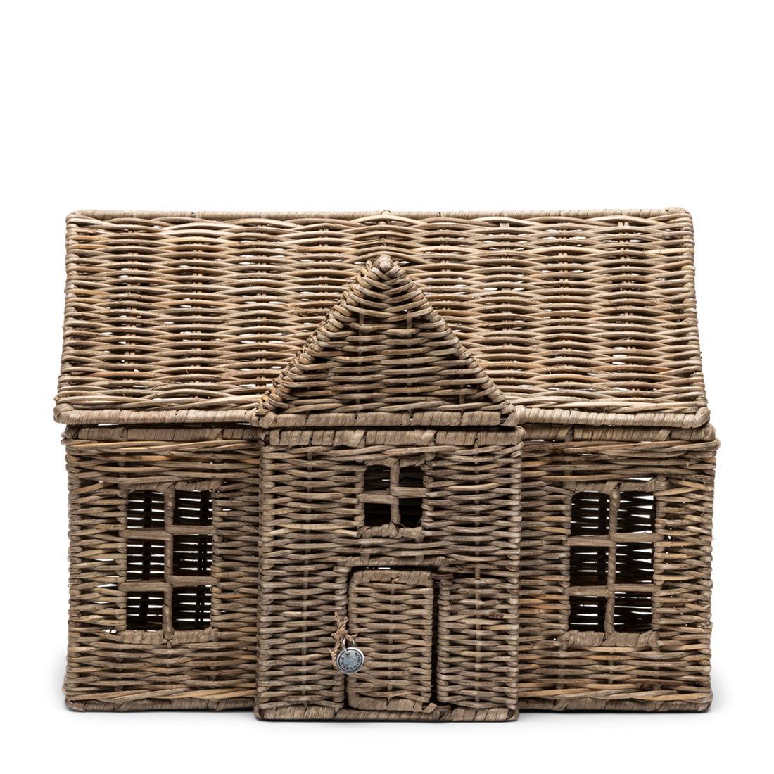Rustic Rattan Storage House