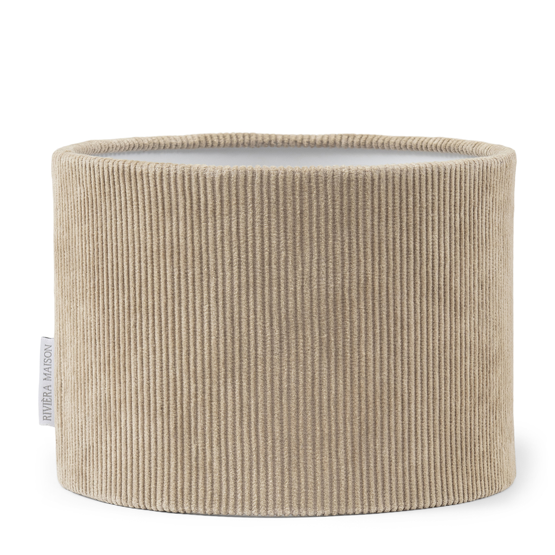 Corduroy Lampshade beige 20x15