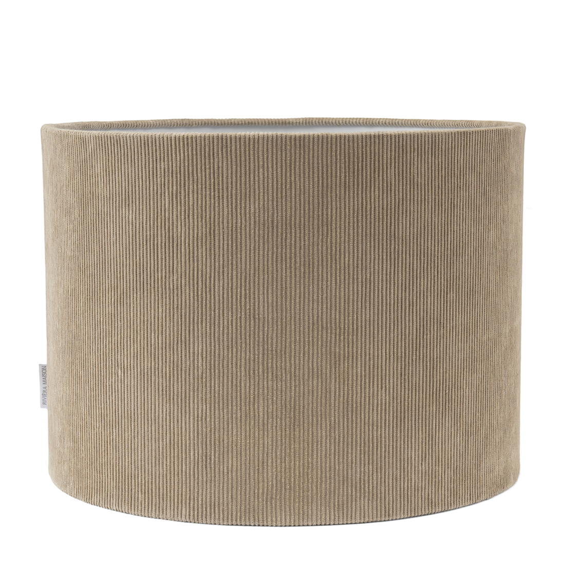 Corduroy Lampshade beige 40x30