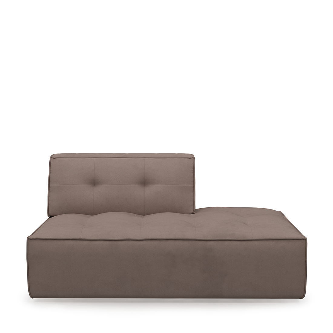 Brandon Lounger R Suede BrSugar