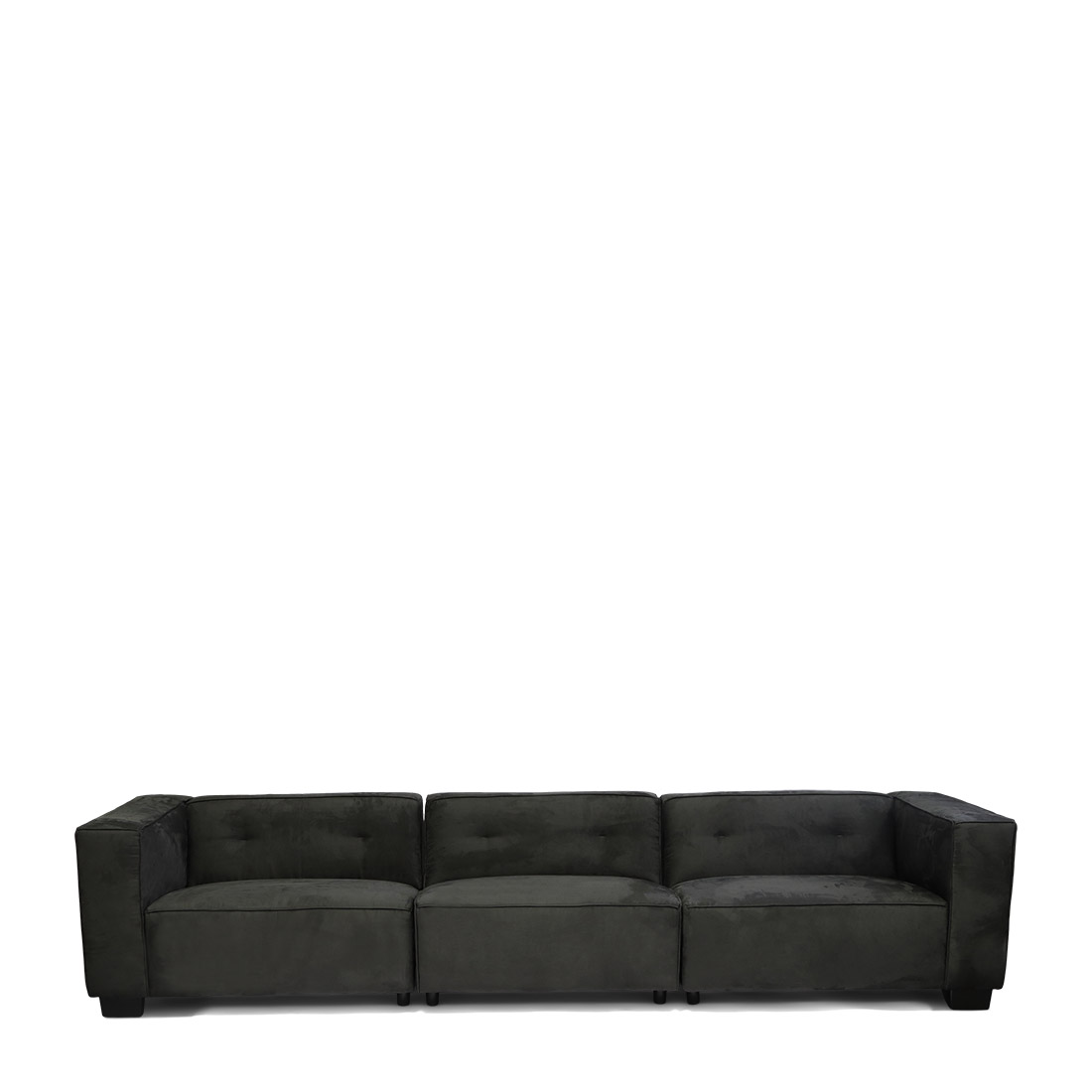 Hampton Heights S XL Suede Noir