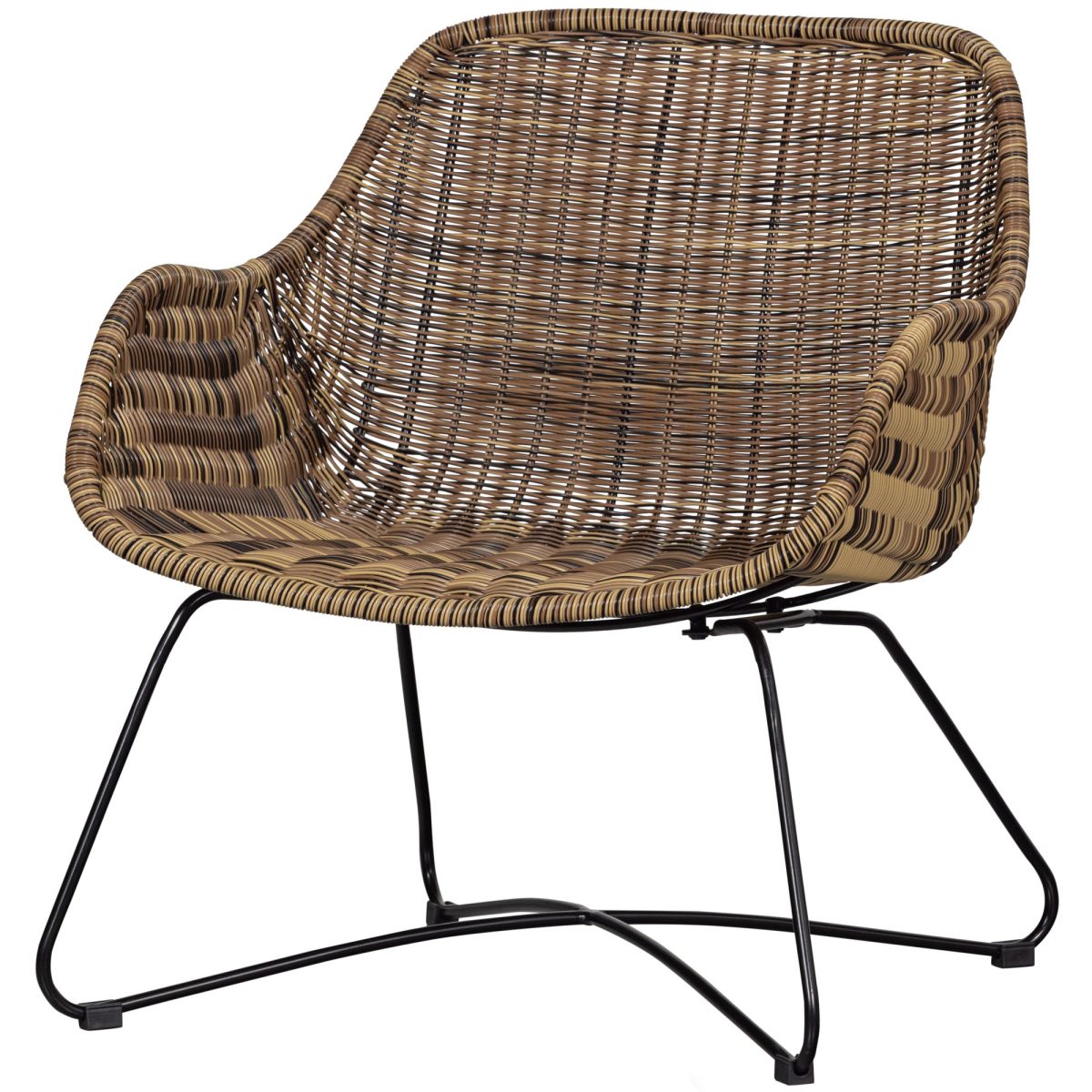 FRANKIE FAUTEUIL RATTAN OUTDOOR BRUIN MELANGE