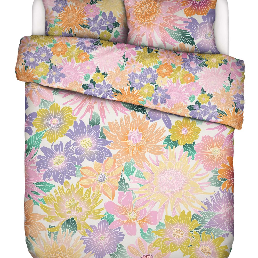 Flower fling Dekbedovertrek - 2p set 200x220+2/60x70