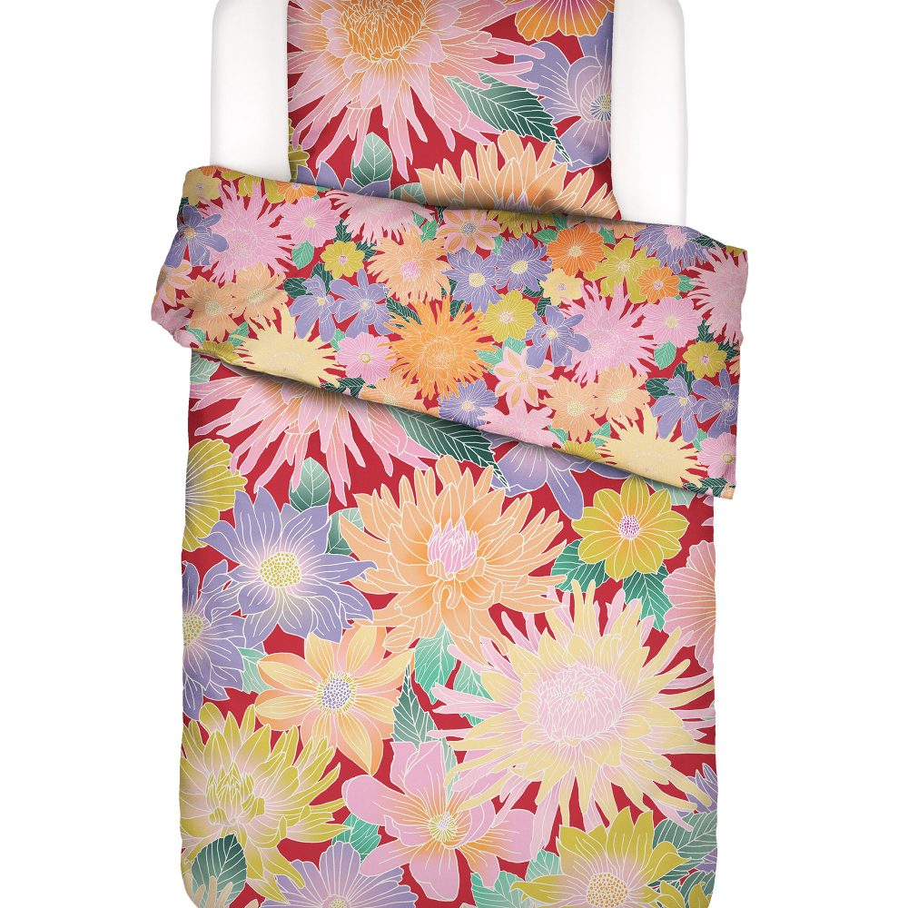 Flower fling Dekbedovertrek - 1p set 140x220+60x70
