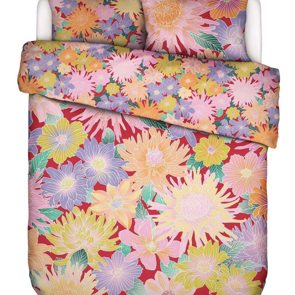 Flower fling Dekbedovertrek - 2p set 200x220+2/60x70
