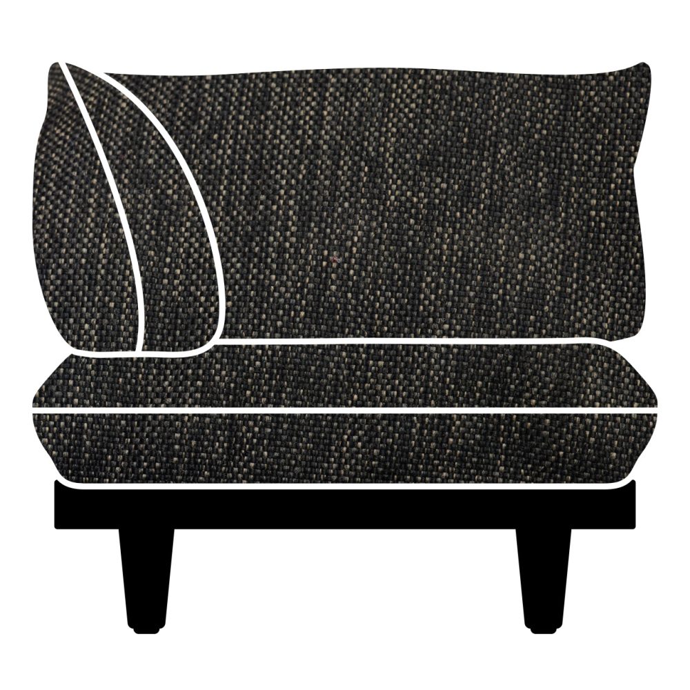 Paletti Corner Seat Outfit Thunder Grey