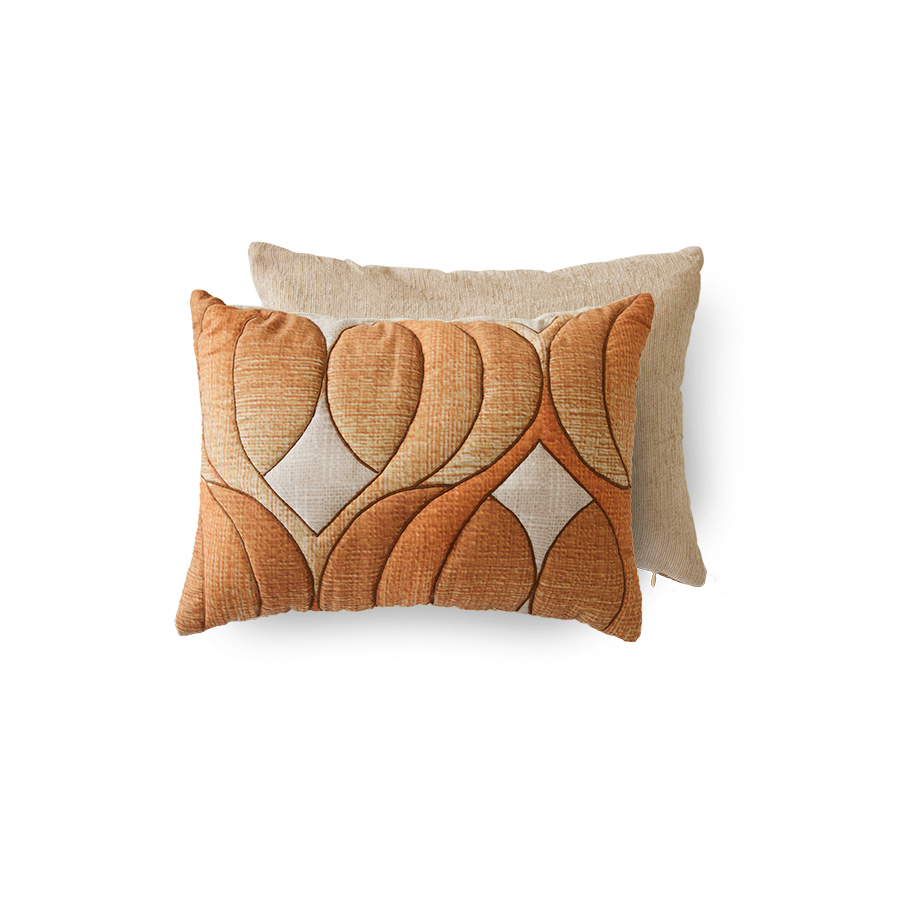 Padded cushion retro wave (40x30cm)