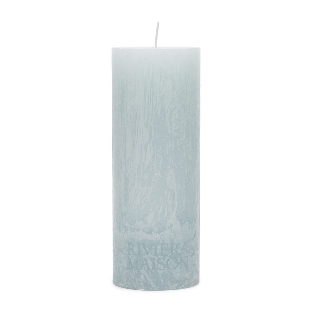 Pillar Candle light blue 7x18