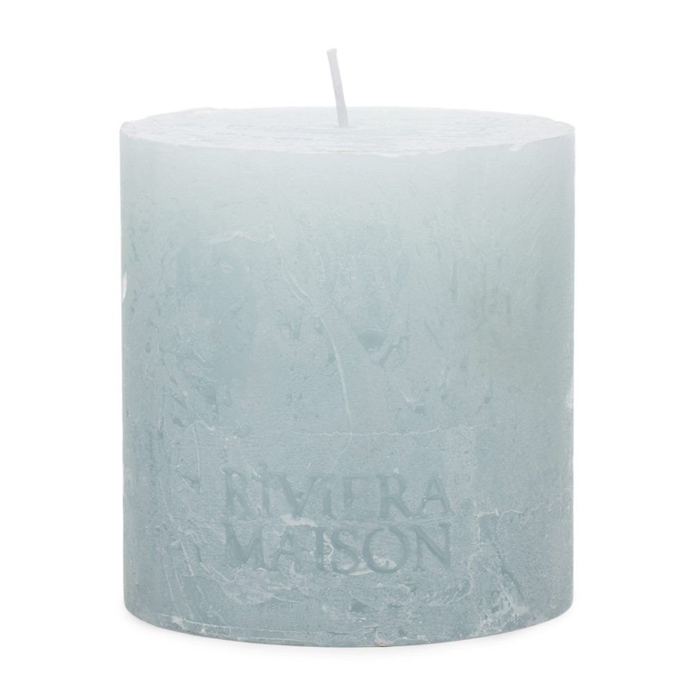 Pillar Candle light blue 10x10