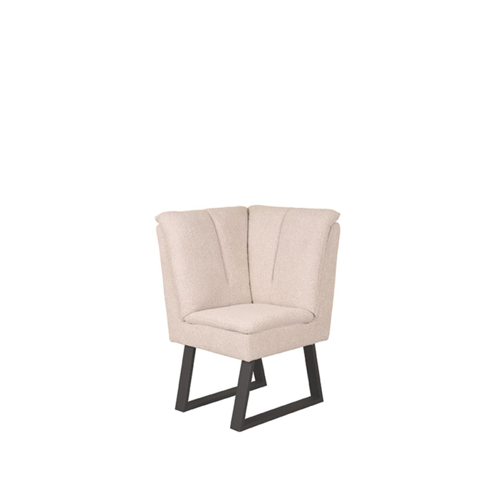 Eetkamerbank Modula - Naturel - Boucle - Hoek