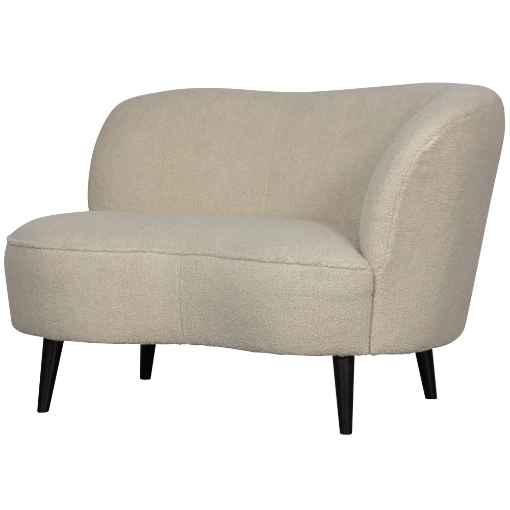 SARA LOUNGE FAUTEUIL RECHTS TEDDY OFF WHITE