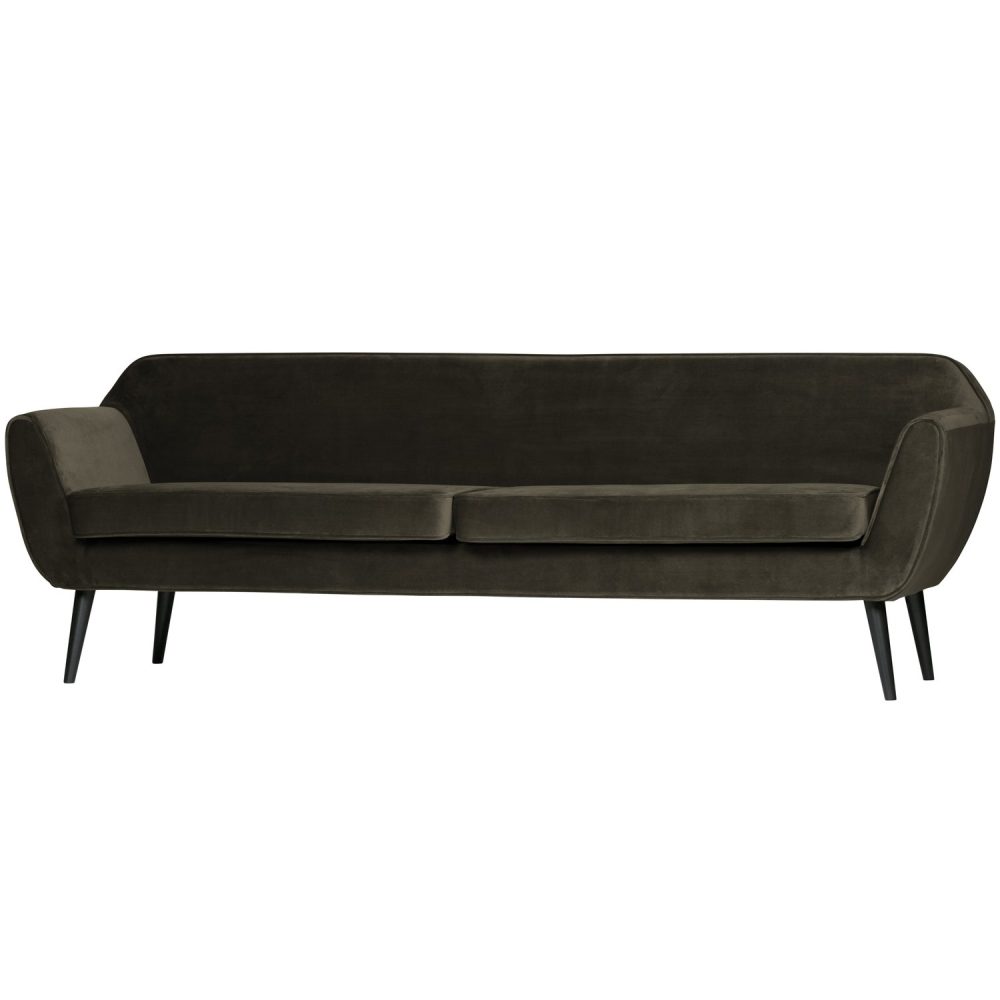ROCCO XL SOFA 230 CM VELVET WARM GROEN