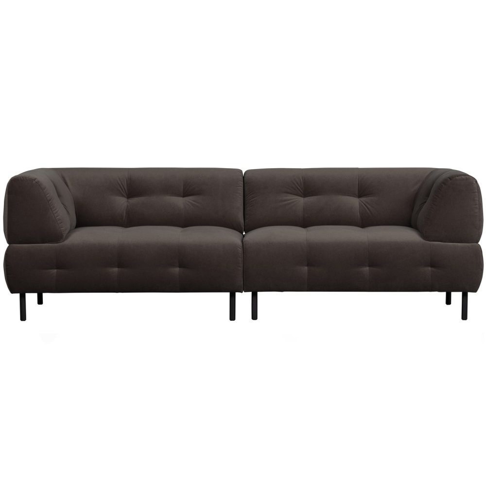 LLOYD 4-ZITS BANK GEWASSEN VELVET CAST IRON