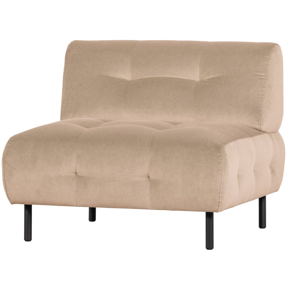 LLOYD FAUTEUIL GEWASSEN FLUWEEL SEA SALT