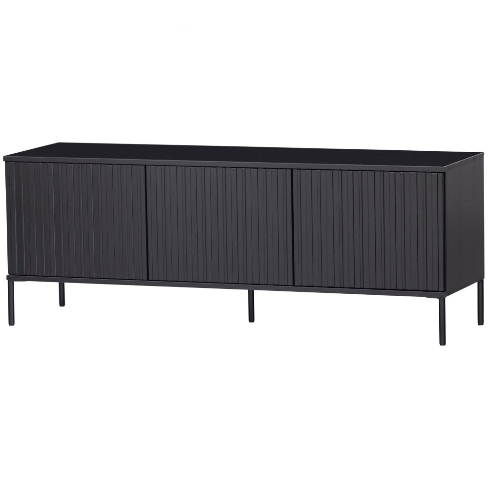 NEW GRAVURE TV MEUBEL 150 CM GRENEN ZWART [fsc]