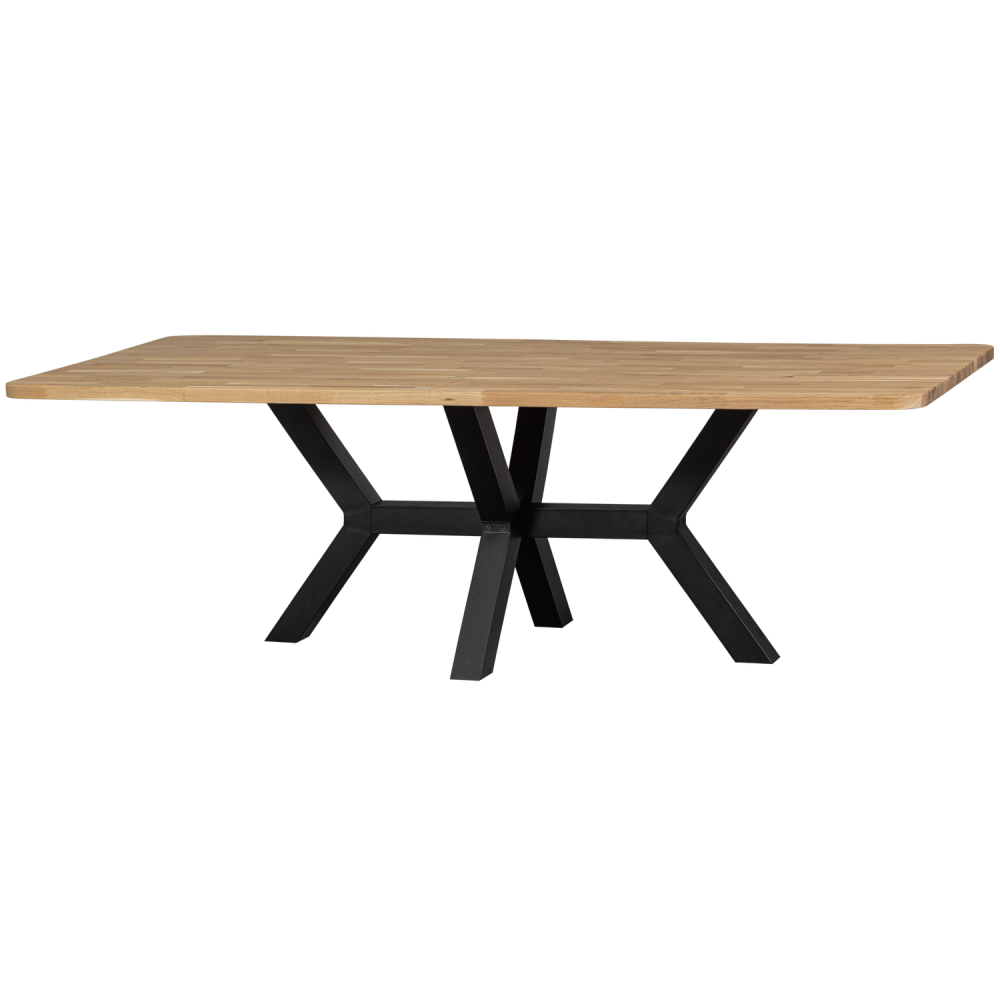 COMBI-TABLO: XL TAFELBLAD EIKEN 240X100 & ZEELAND POOT [fsc]