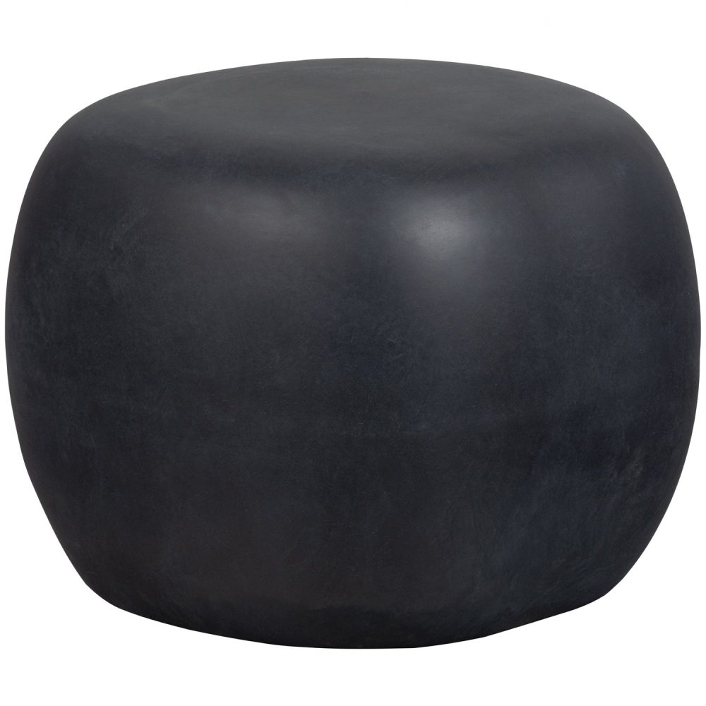 PEBBLE BIJZETTAFEL BETONLOOK ANTRACIET 35xO50