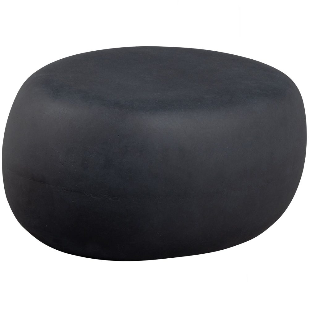 PEBBLE BIJZETTAFEL BETONLOOK ANTRACIET 31x65x49