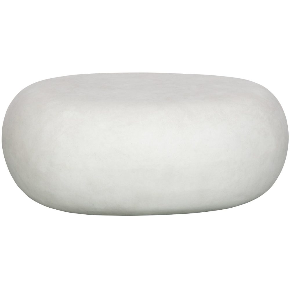 PEBBLE BIJZETTAFEL BETONLOOK WIT 31x65x49