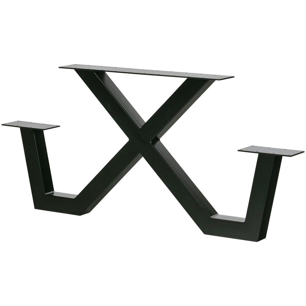 TABLO OUTDOOR X-VORM POOT PICKNICK METAAL 1 STUKS