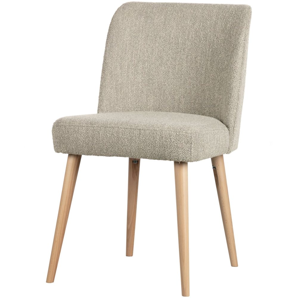 FORCE EETKAMERSTOEL BOUCLE NATUREL