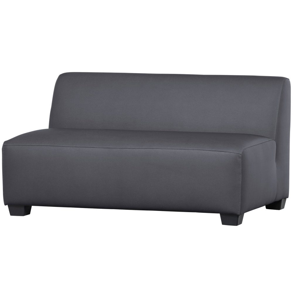 HOLLANDIA 2-ZITS TUINBANK OUTDOOR CARBON GRIJS