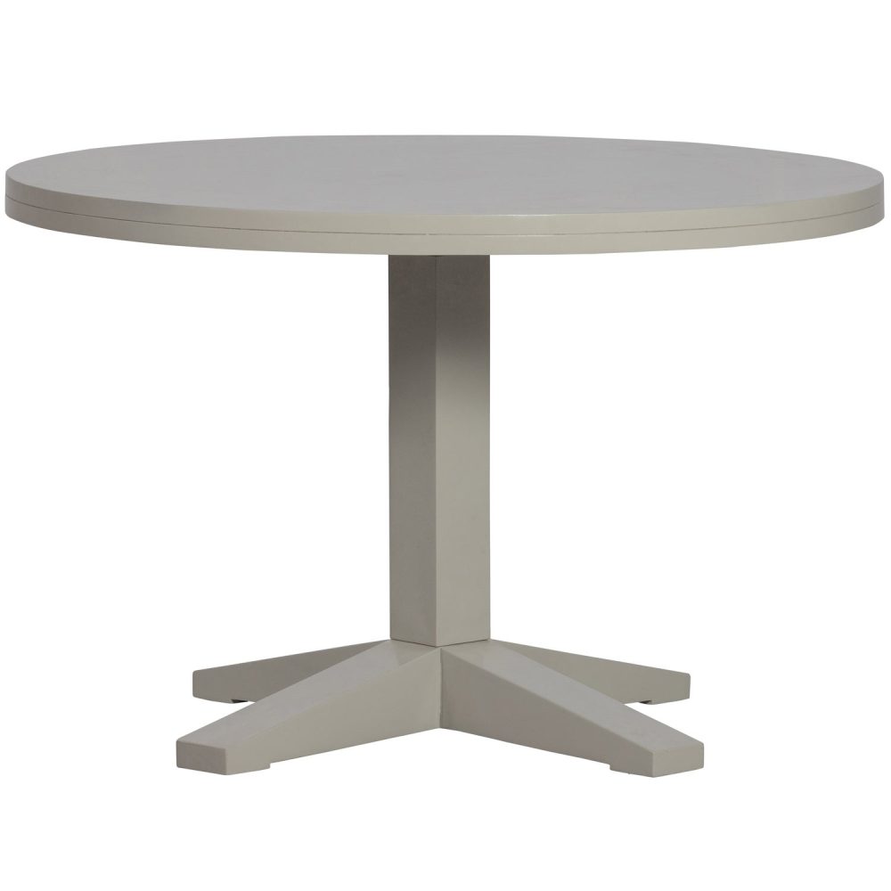 DECK ROUND EETTAFEL O120CM MANGO HOUT CLAY