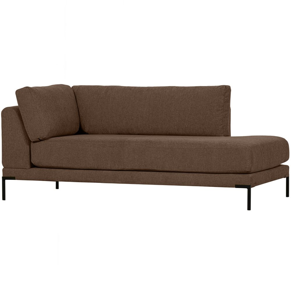 COUPLE LOUNGE ELEMENT RECHTS CHOCOLADE BRUIN