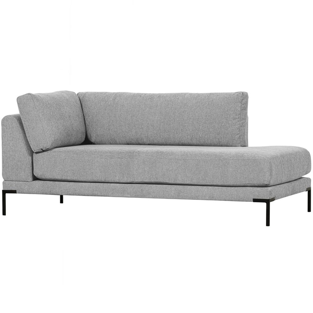 COUPLE LOUNGE ELEMENT RECHTS LICHTGRIJS