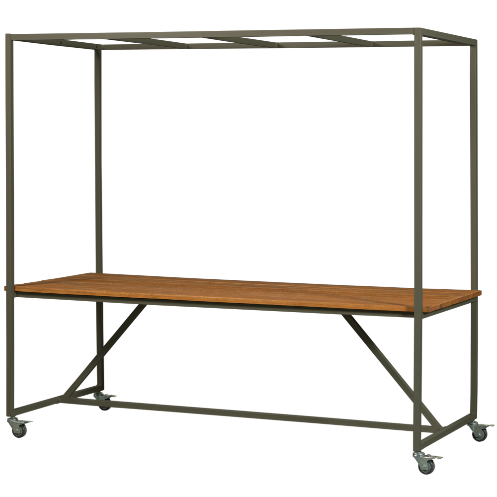 BLUE SKY TUINTAFEL HOUT MET DECOFRAME CAMOUFLAGE GROEN