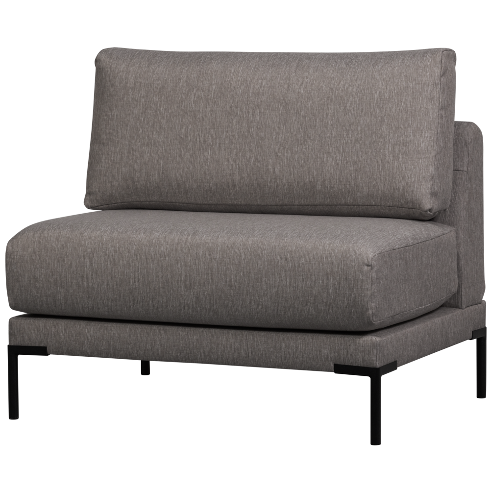 COUPLE EETBANK ELEMENT 100CM GRIJS MELANGE