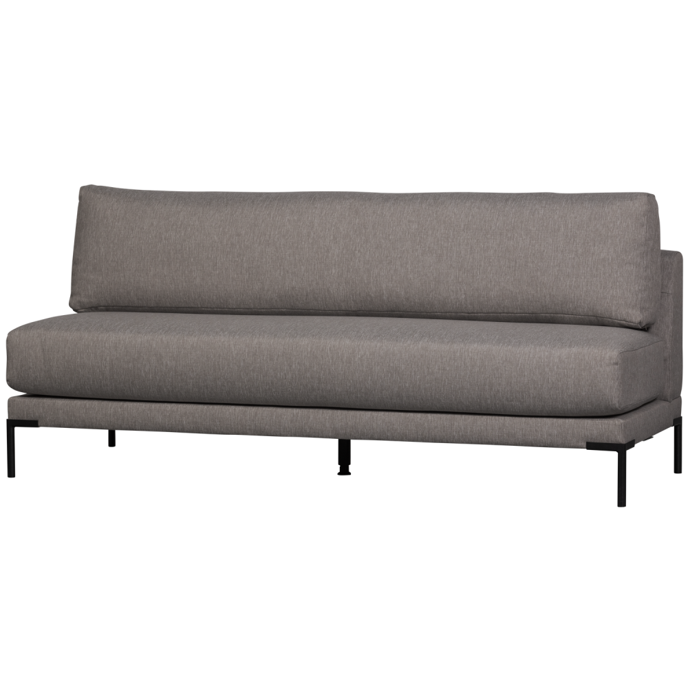 COUPLE EETBANK ELEMENT 200CM GRIJS MELANGE