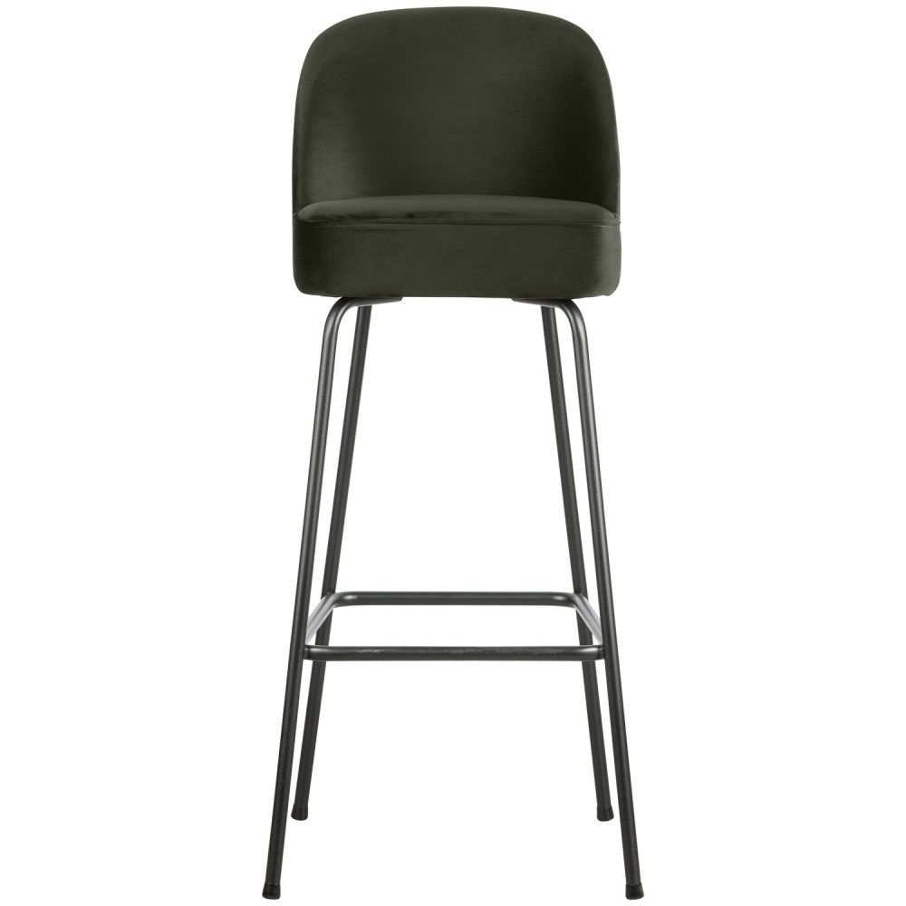 VOGUE BARSTOEL 80 CM VELVET DONKERGROEN