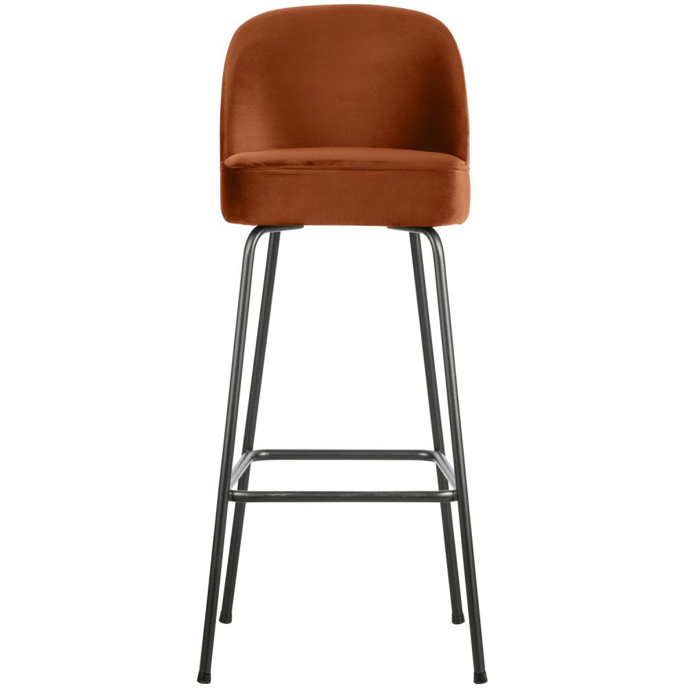 VOGUE BARSTOEL 80 CM VELVET ROEST