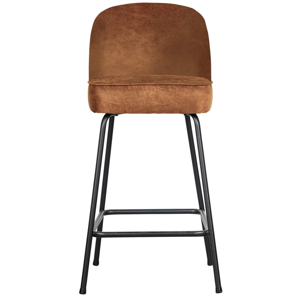 VOGUE BARSTOEL 65 CM LEER COGNAC