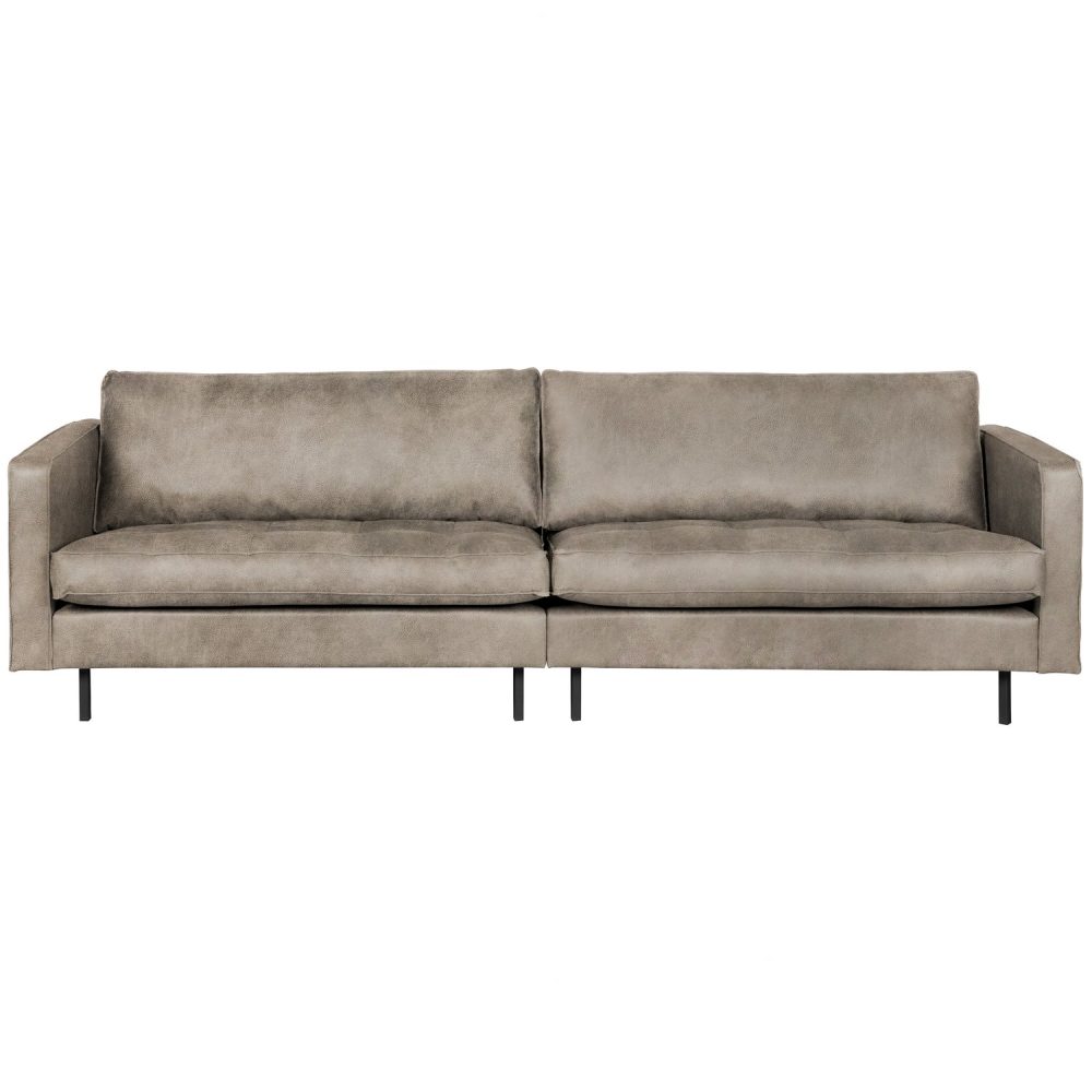 RODEO CLASSIC 3-ZITS BANK LEDERLOOK ELEPHANT SKIN