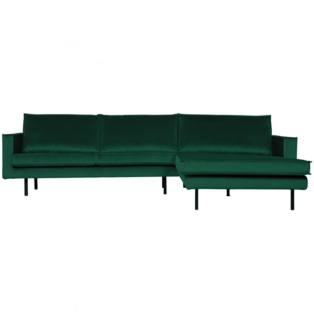 RODEO CHAISE LONGUE RECHTS VELVET BOSGROEN