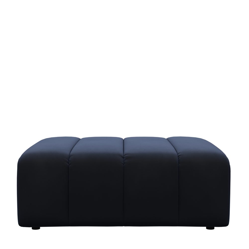 Dazzle Footstool Midnight Navy